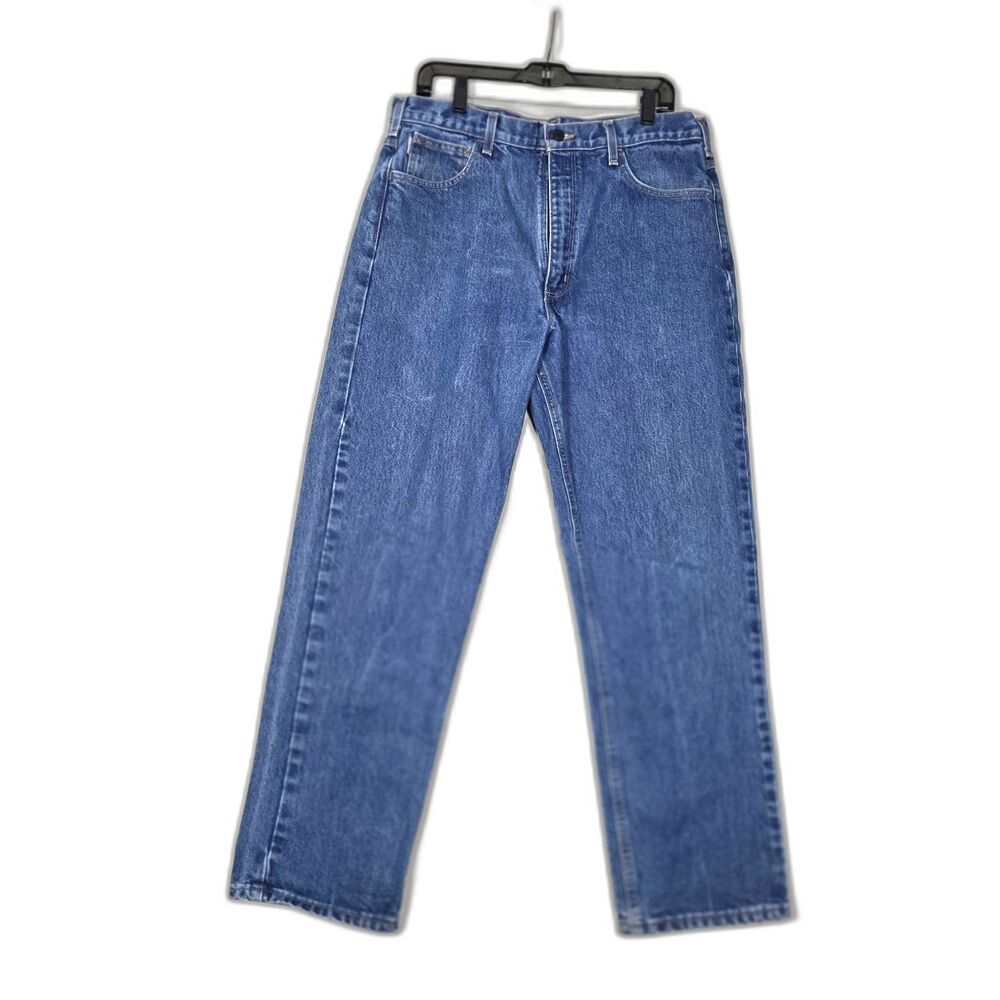 Carhartt FRB160 FR Jeans Men’s 36x32 HRC 2 Relaxed Fit Blue Workwear